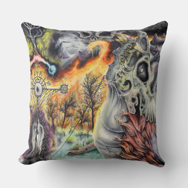 DRAKE: Liebe & Leidenschaft - Fantasy Artwork Kissen (Vorderseite)