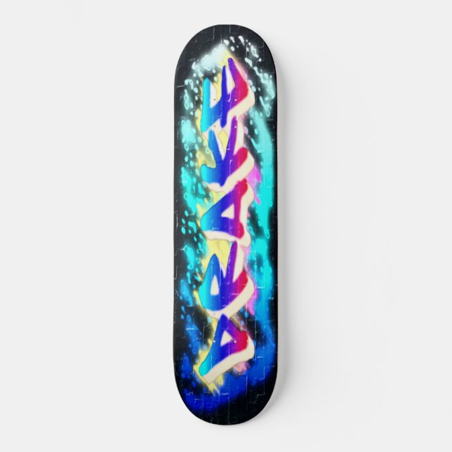 DRAKE Personalisiertes, individuelles Graffiti-Ska Skateboard (Vorderseite)