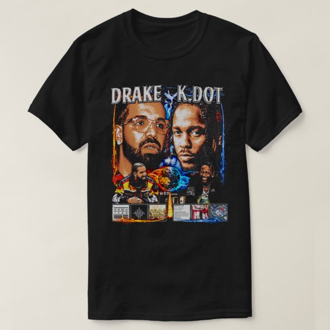 Drake Vs KDot TShirt 1 (Design vorne)