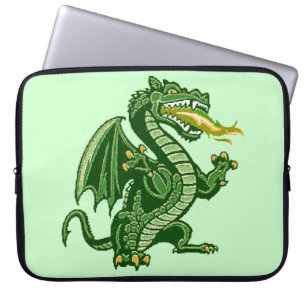 Draken Grün Laptopschutzhülle