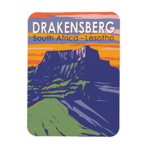 Drakensberg Südafrika Lesotho Magnet
