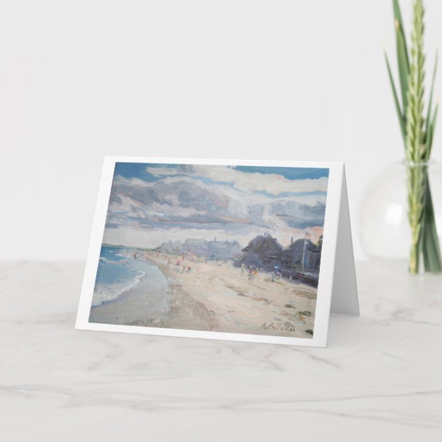 Drakes Insel-Strand-Brunnen, Maine Karte (Vorderseite)