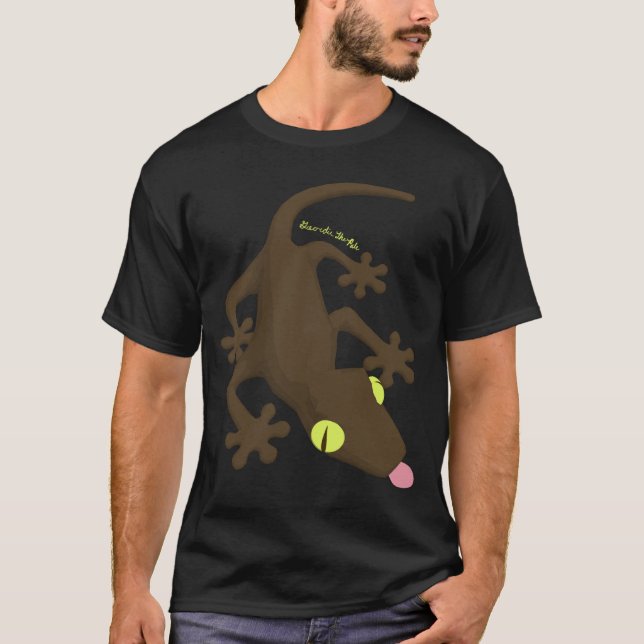 Drakey der Gecko T-Shirt (Vorderseite)