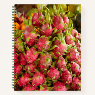 Drakonfrucht Can Duoc Markt Notizbuch