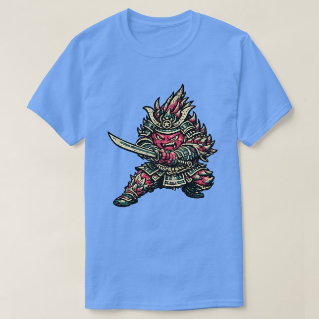 Drakonfrucht-Duellant — Lustiger exotischer Frucht T-Shirt (Design vorne)