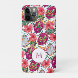 Drakonfrucht Tropisch Floral Modern Grüne Palme Case-Mate iPhone Hülle
