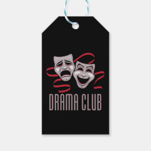Drama Club Komödien- und Tragödienmasken Geschenkanhänger