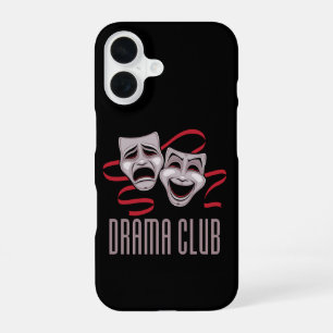 Drama Club Komödien- und Tragödienmasken iPhone 16 Hülle