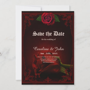 Drama der Liebe, die Rose des Gedächtnisses. Save The Date