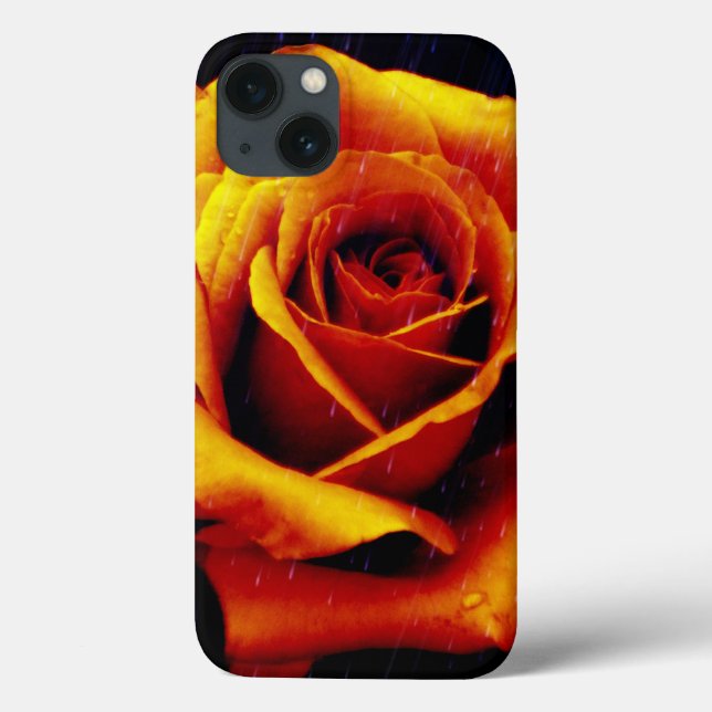 Drama des iPad-Falls der Orange-Rose Case-Mate iPhone Hülle (Rückseite)
