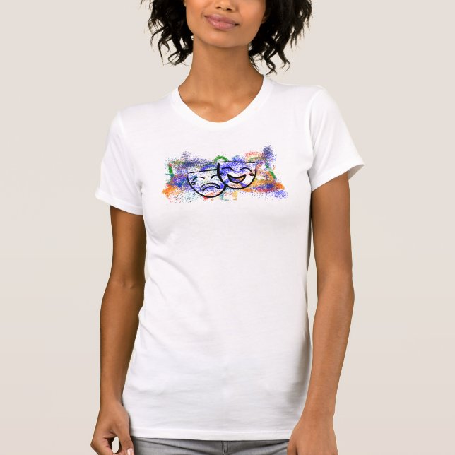 Drama: Ein Spritzen der Farbe T-Shirt (Vorderseite)