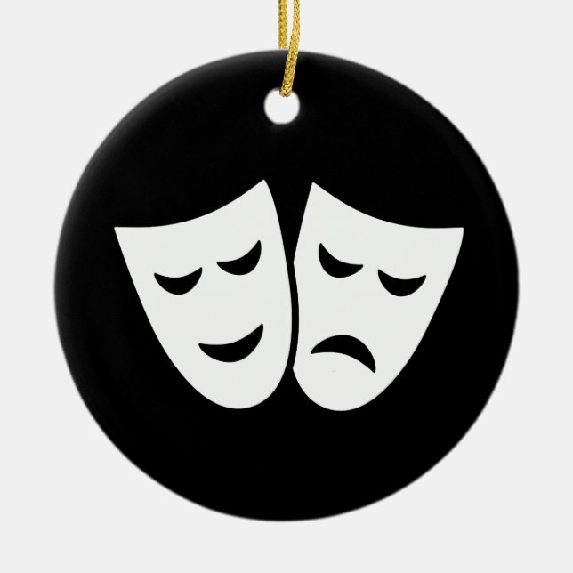 Drama-Ideologie Keramik Ornament (Vorne)