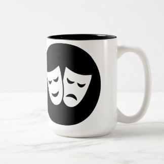 Drama-Ideologie Zweifarbige Tasse