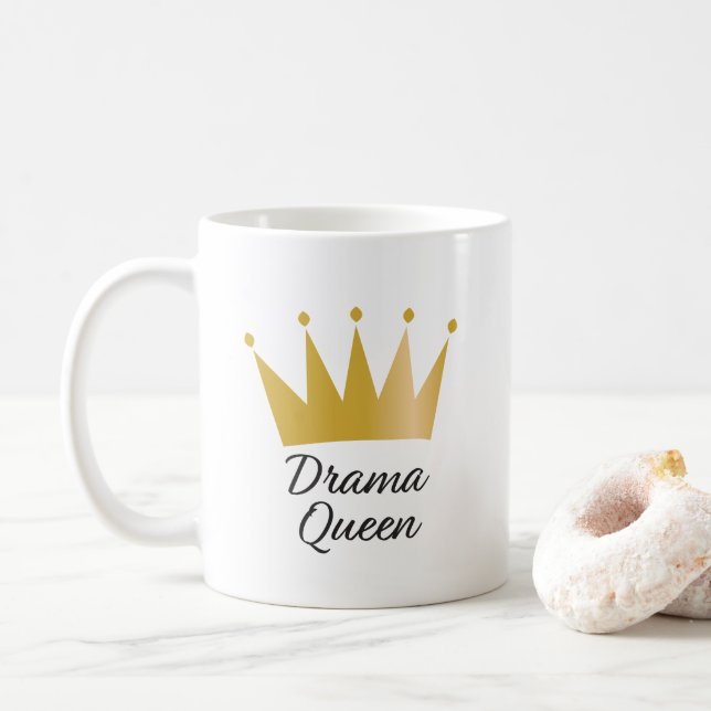 Drama-Königin Kaffeetasse (Mit Donut)