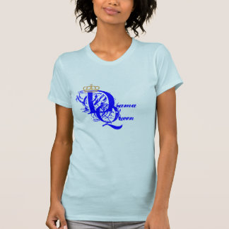 "Drama-Königin-" T-Shirt (blau)