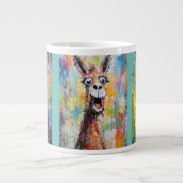 Drama Lama Personalisierbar Funky Hipster Niedlich Jumbo-Tasse