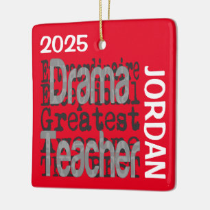 Drama Lehrer Extraordinaire CUSTOM Keramikornament
