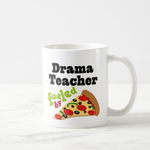 Drama-Lehrer-(lustige) Pizza Tasse