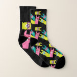Drama Llama Colorful Camelid Socken<br><div class="desc">Der Lama ist ein domestizierter südamerikanischer Kamelid, der seit der Zeit vor Kolumbien von den Anden als Fleisch- und Packtier verwendet wird. Llamas sind soziale Tiere und leben mit anderen als Herde. Ihre Wolle ist weich und enthält nur eine geringe Menge Lanolin. Llamas kann einfache Aufgaben nach ein paar Wiederholungen...</div>