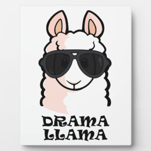 Drama Llama Fotoplatte