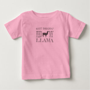 Drama Llama Got Drama Fütterte Mein Llama Baby T-shirt