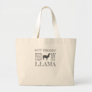 Drama Llama Got Drama Fütterte Mein Llama Jumbo Stoffbeutel