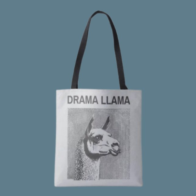 Drama Llama Lustiger Tragetasche (Von Creator hochgeladen)