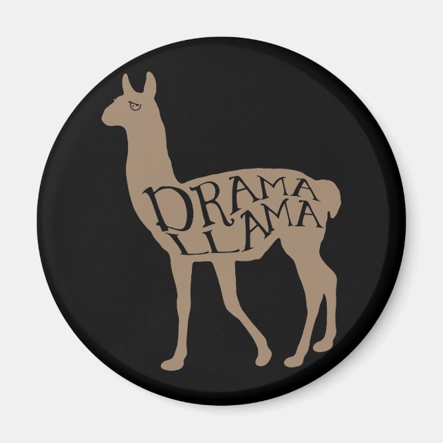 Drama Llama Magnet (Vorne)