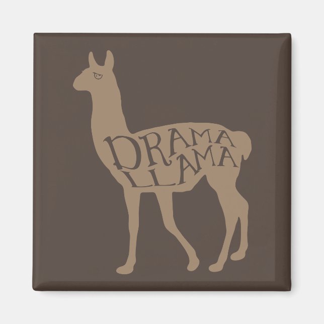 Drama Llama Magnet (Vorne)