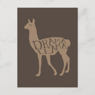 Drama Llama Postkarte