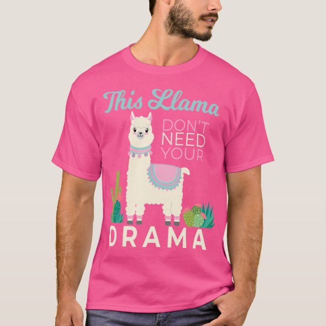 Drama Llama T-Shirt (Vorderseite)