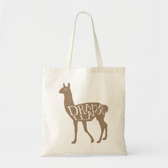 Drama Llama Tote Bag Tragetasche (Vorne)