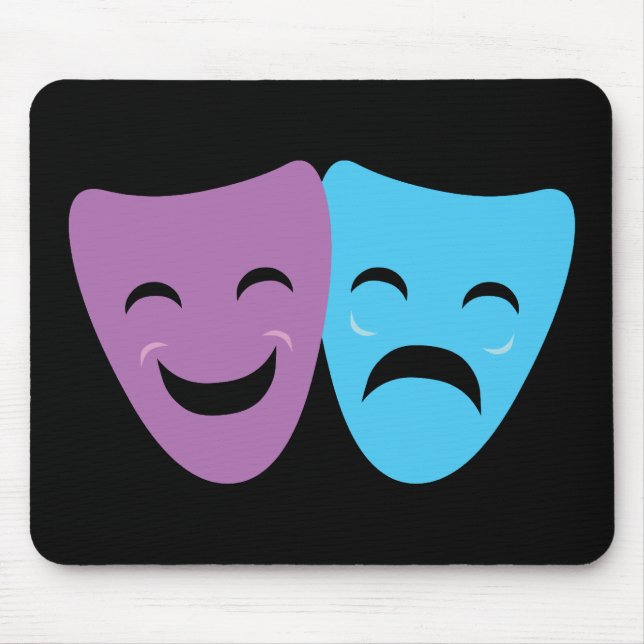 Drama Masks Mousepad (Vorne)