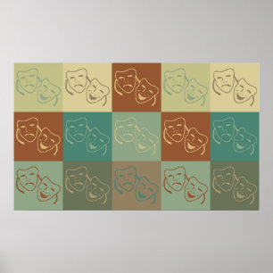 Drama Pop Art Poster