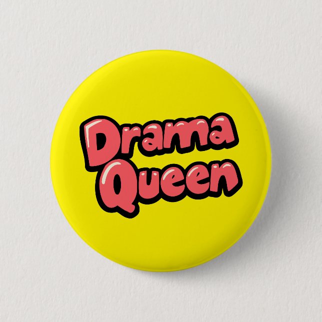 Drama Queen Button (Vorderseite)