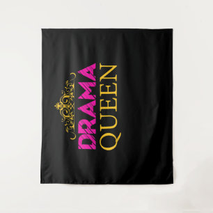 Drama Queen Crown Schauspiel Schauspielerin Broadw Wandteppich