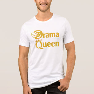 Drama Queen – Kronen- und Theatermaskendesign Tri-Blend Shirt