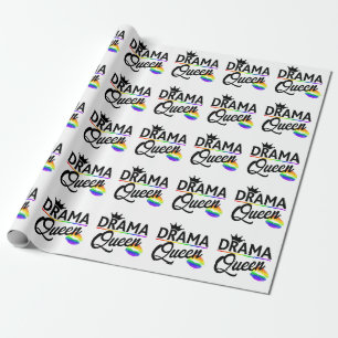 Drama Queen   LGBTQ Pride  Geschenkpapier