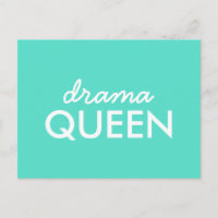 Drama Queen | Modernes, trendy Aqua Green Cooles Z