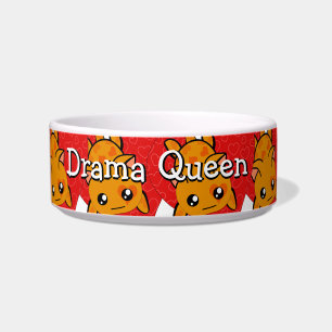Drama Queen Niedlich Kitty Personalisiert Kitty Ca Napf