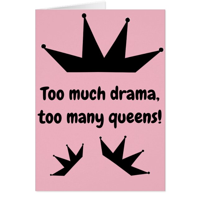 Drama Queens Card (Vorne)