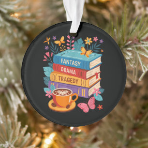 Drama Tragödie Bücher Subtil Anti-Trump Ornament