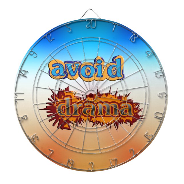 Drama vermeiden dartscheibe (vorne)