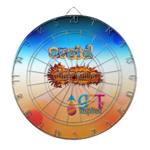 Drama vermeiden dartscheibe