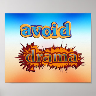 Drama vermeiden poster