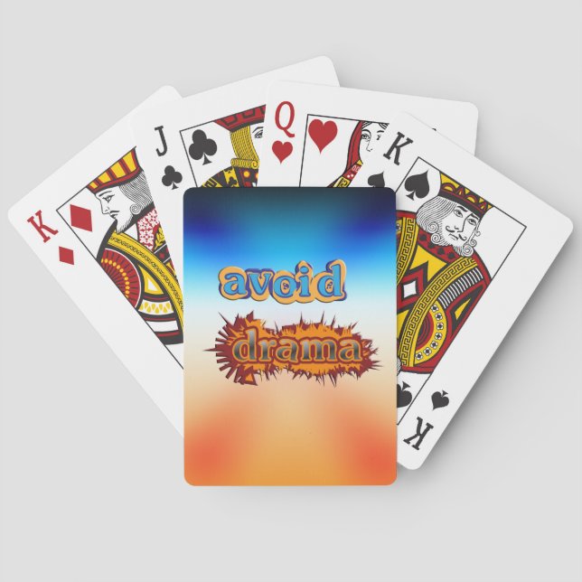 Drama vermeiden spielkarten (Rückseite)