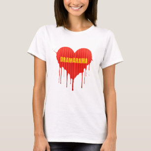 Dramakönigin Dramarama blutendes Herz Frauen T-Shirt