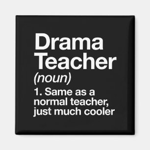 Dramalehrer Definition Lustig Zurück zur Schule Magnet