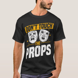 Dramalehrer Lustiges Theater Schauspiel Design T-Shirt