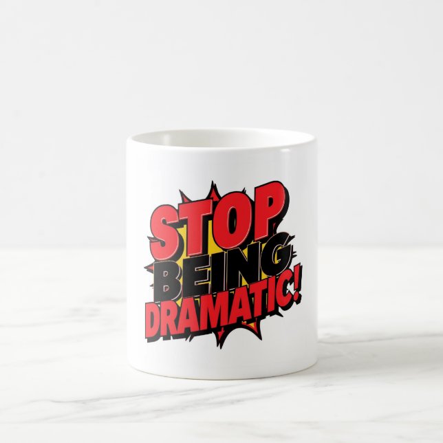 Dramatik ablegen! kaffeetasse (Mittel)